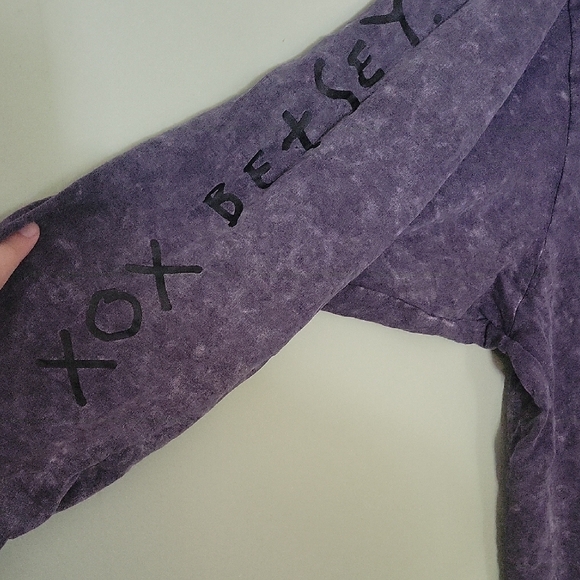 Torrid. Betsey Johnson. Gray. Sweatshirt , Hoodie Dress. Size 5. - Picture 3 of 7